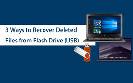 3 Manieren om verwijderde bestanden van Flash Drive USB op Windows / Mac te herstellen