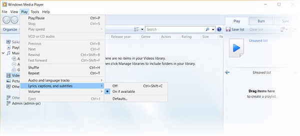 mkv. videos in windows media player with subtitles mkv. videos in windows media player with subtitles