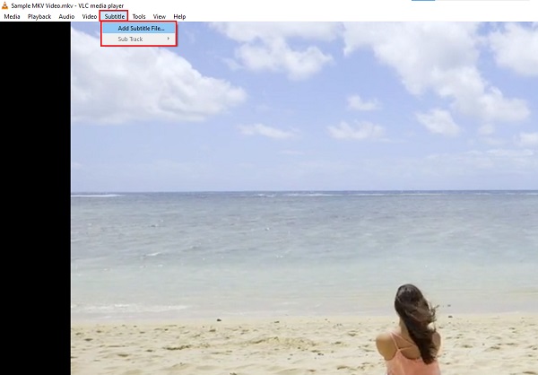 Add Subtitles to MKV with VLC Media Player