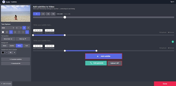 Add Subtitles to MKV Online