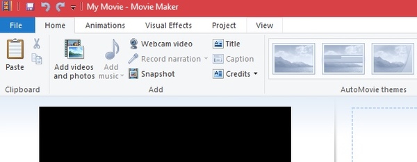 добавить текст в видео с Windows Movie Maker