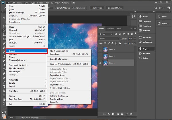 export media