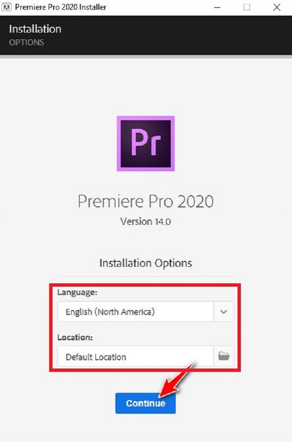 installer la première