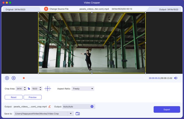 adjust video editing options