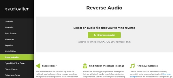 audio modifier audio inverse