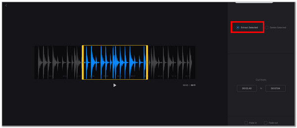 Click Extract Selected Button