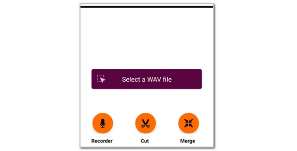 Tap Select A WAV File Button