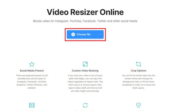 click the Choose File tab
