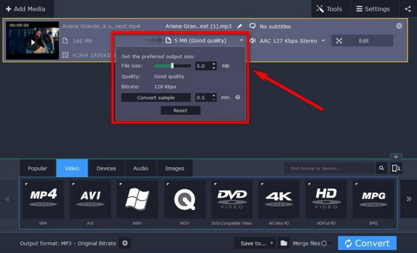 How to Compress An MP4 File Using Movavi