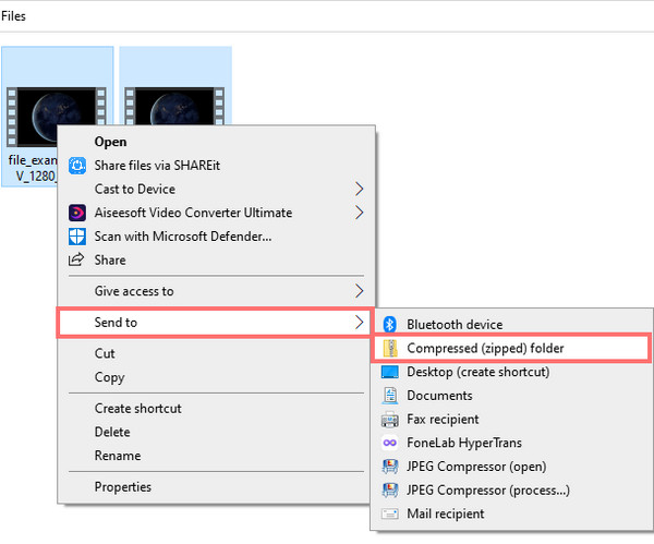 How to Compress A mov File via Right Clicking on PC
