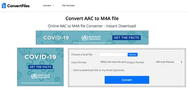 converter aac to m4a online