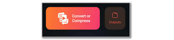 Tap Convert or Compress Button