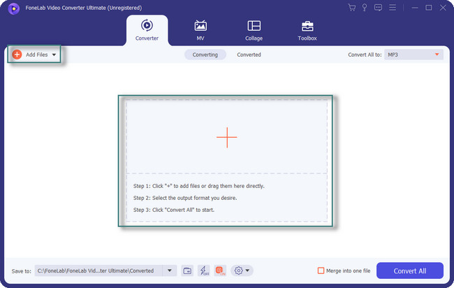 Add M4P files to FoneLab Video Converter Ultimate