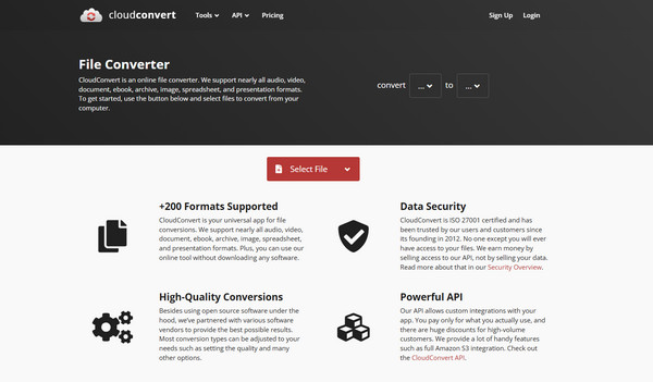 Convert M4A to WAV Using Cloudconvert