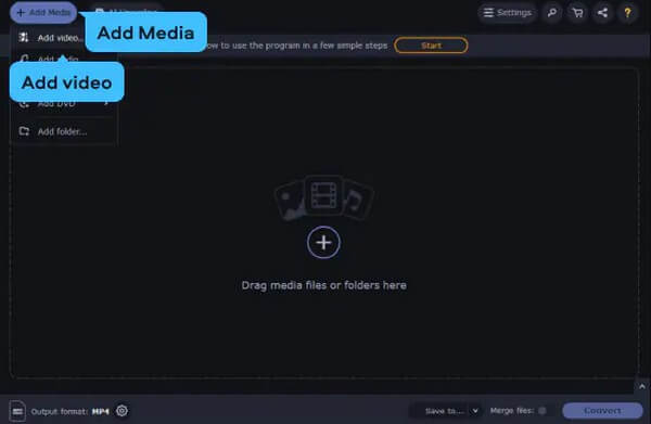 Convert MP4 to MOV Using Movavi