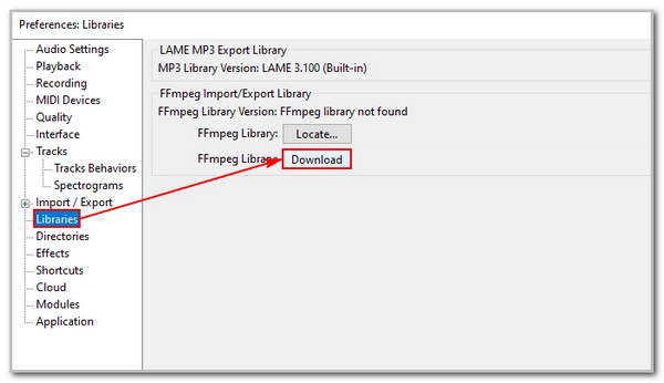 Click Download Button