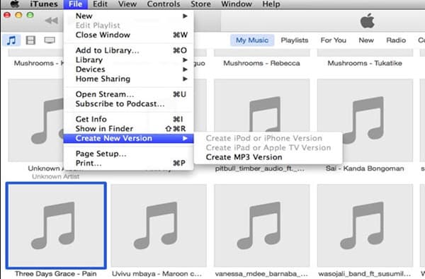 convert wav to mp3 with itunes