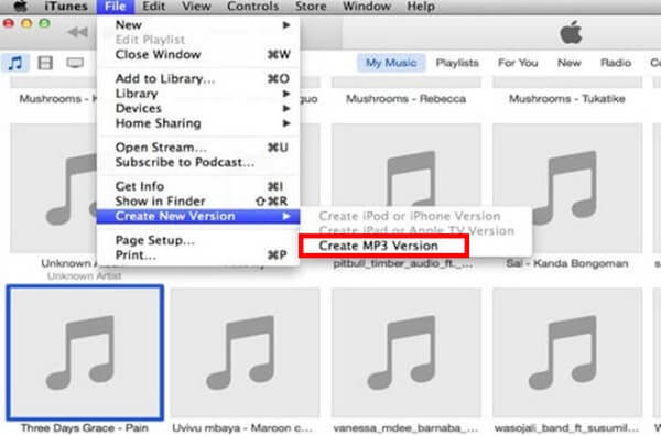 Convert WAV to MP3 with iTunes