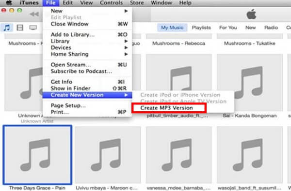 Convert WAV to MP3 with iTunes