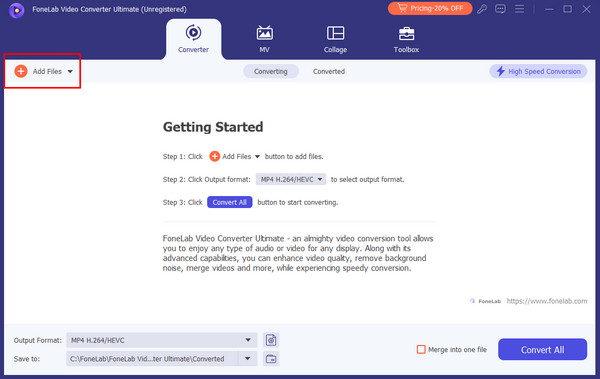 Click Add Files Button