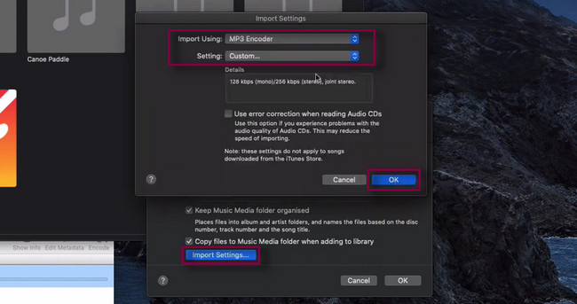 select the MP3 Encoder