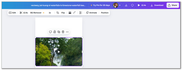 Click Download or Share Button