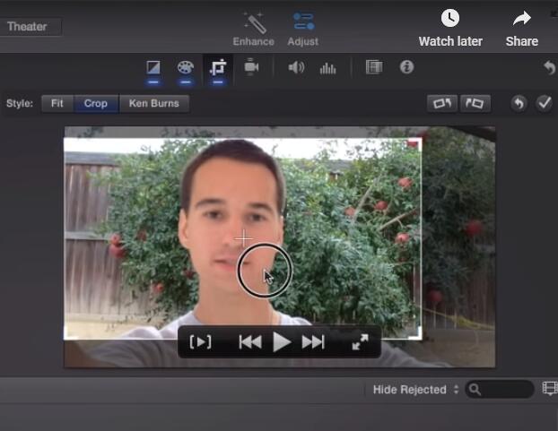 imovie video bijsnijden