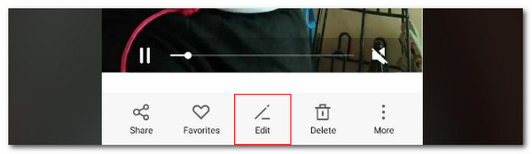 tap edit button