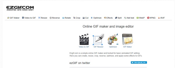 ezgif интерфейс