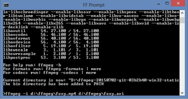 Convert MP4 to MPEG with FFmpeg