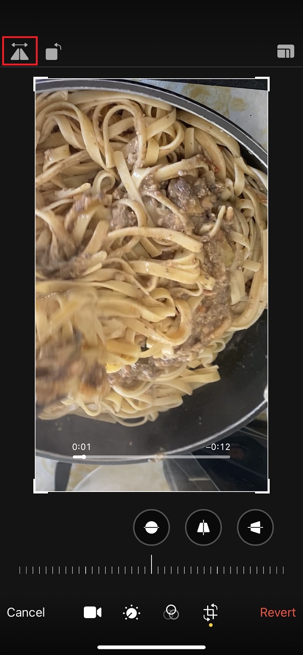 Flip A Video on iPhone Photos App
