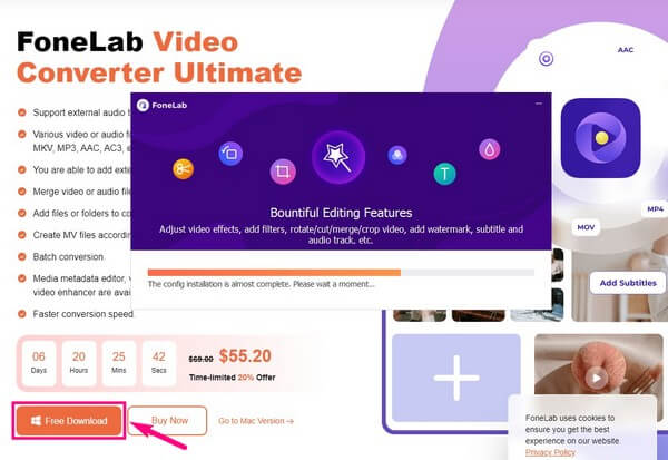 The Free Download tab