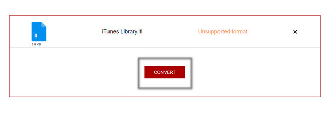 choose the Convert button