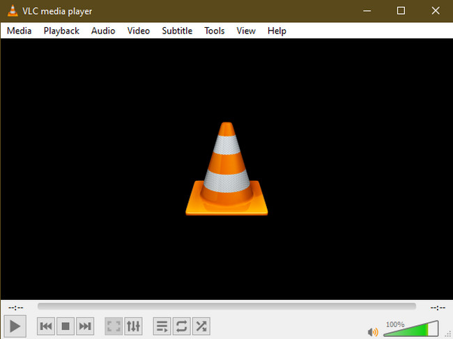 Click the VLC media player