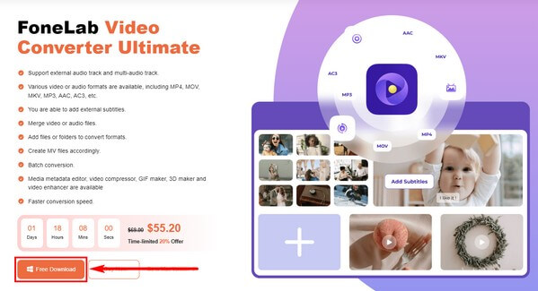 Get a copy of FoneLab Video Converter Ultimate