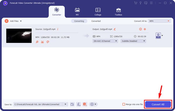select the Convert All tab