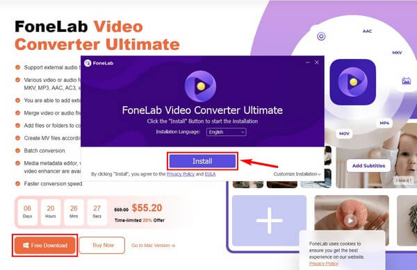 Hit the Free Download button
