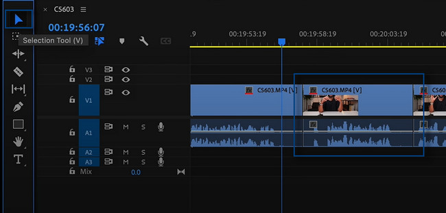 click it and tick the part of the video