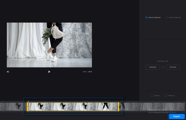 click the Export button