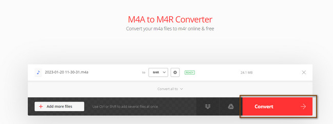 Tick the Convert button