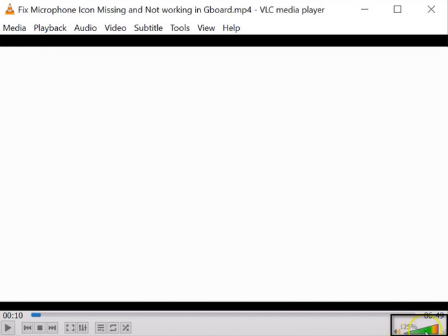 see the Volume icon
