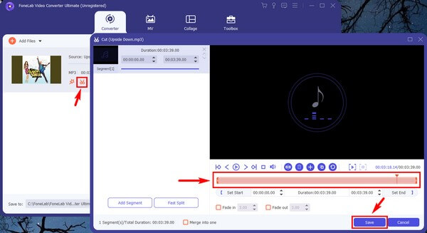 click the scissor icon