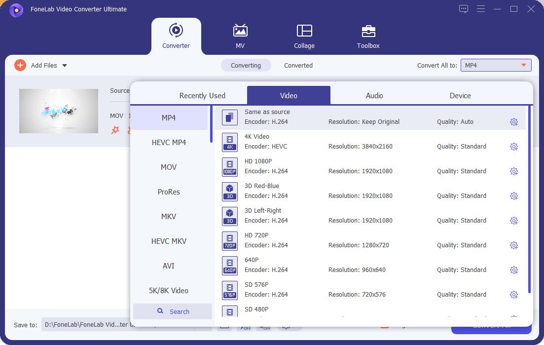 output panel