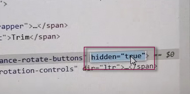 see the Rotation buttons
