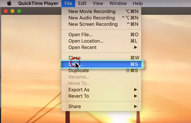 choose the Save button