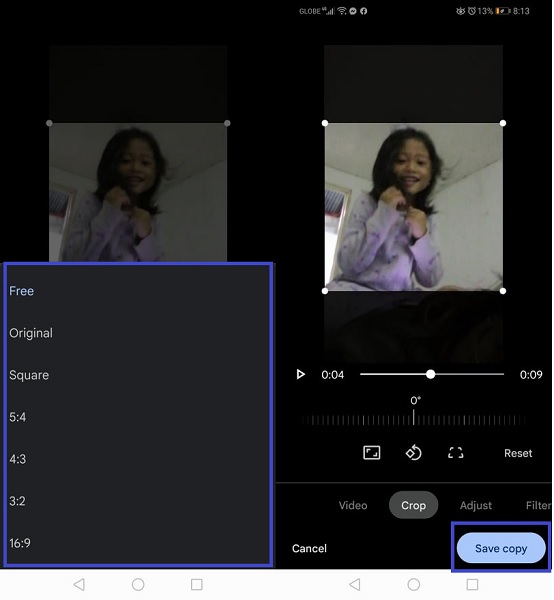 tap Save Copy