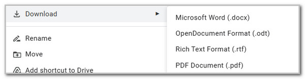 choose microsoft word