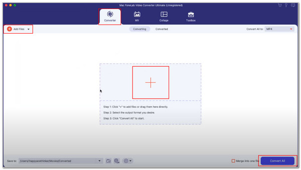 click convert all button