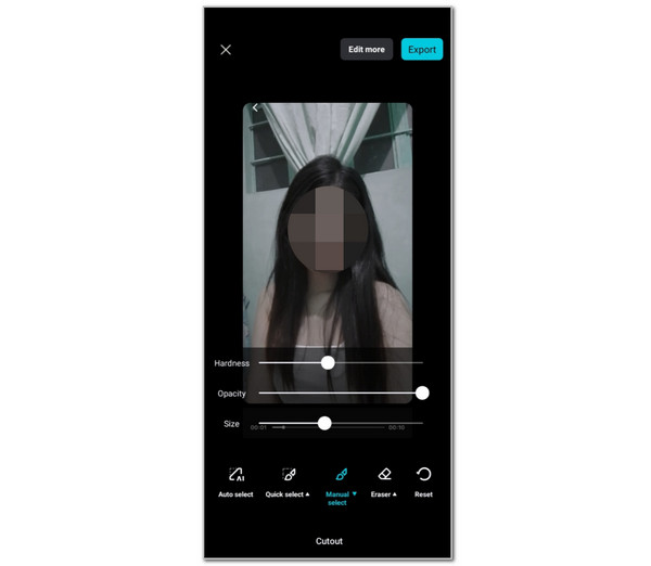 Tap Auto Select Button