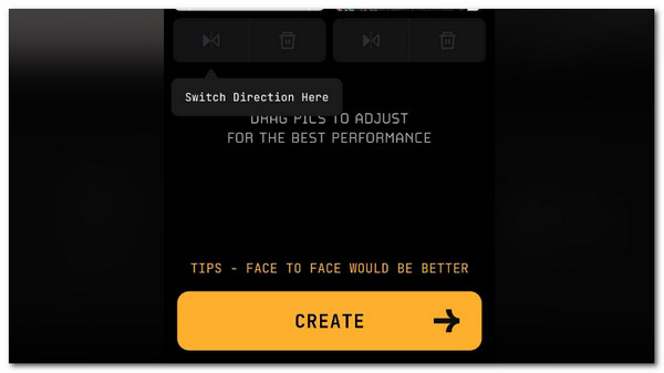 choose create button